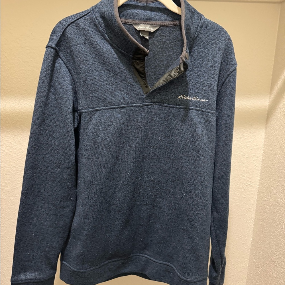 Eddie Bauer Navy Knit Sweater